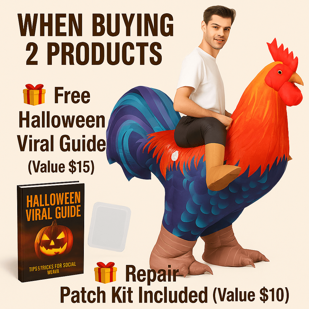 Giant Inflatable Chicken Costume  Adult &amp; Kids Sizes